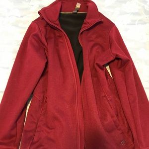 EUC Maroon color winter jacket